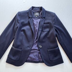 The Limited Navy Jacket with Red Dot Lining